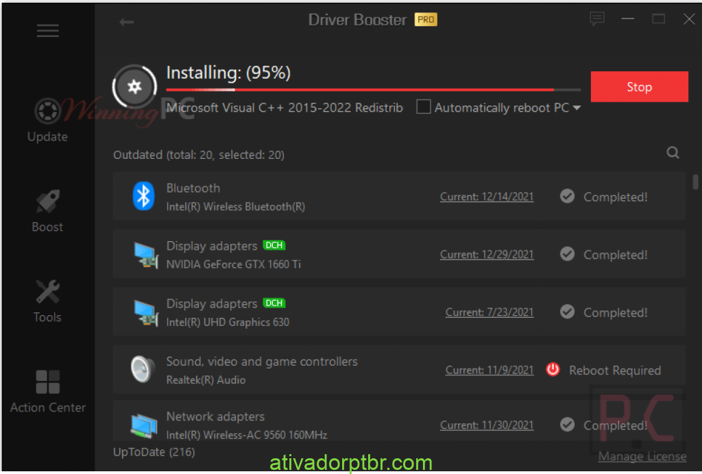 Driver Booster Pro 13.2.0.184 Crackeado 2026 Chave de licença