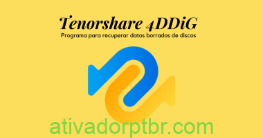 Tenorshare 4DDiG 10.8.1.15 Crackeado Baixar Ativador PT-BR
